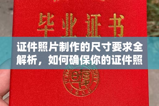 河东证件照片制作的尺寸要求全解析，如何确保你的证件照符合标准